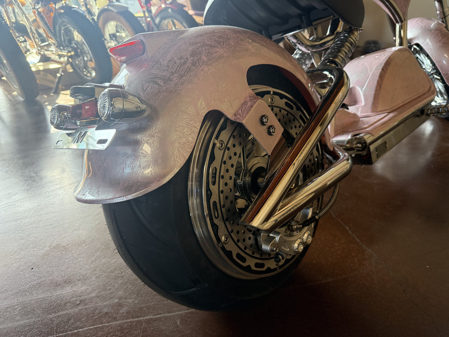 Super X Star Pink Eclipse Electric Chopper Bike – 2000W 60V High Speed Cruiser