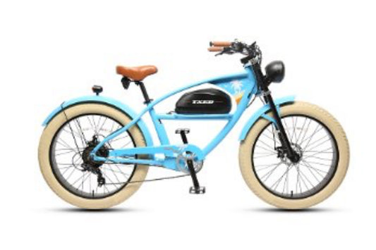 Super X Star Crucero de Playa – 750W Cruiser Electric Bike | 48V Lithium, Shimano 7-Speed, STAR UNION Brakes