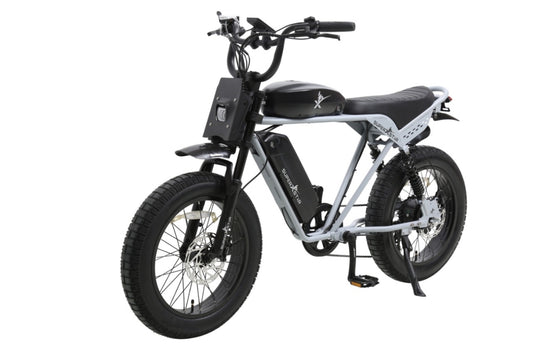 Super X Star E Times Tourist – 750W Fat Tire Electric Bike | Dual 48V Lithium, Shimano 7-Speed, TEKTRO Brakes - Super X Star