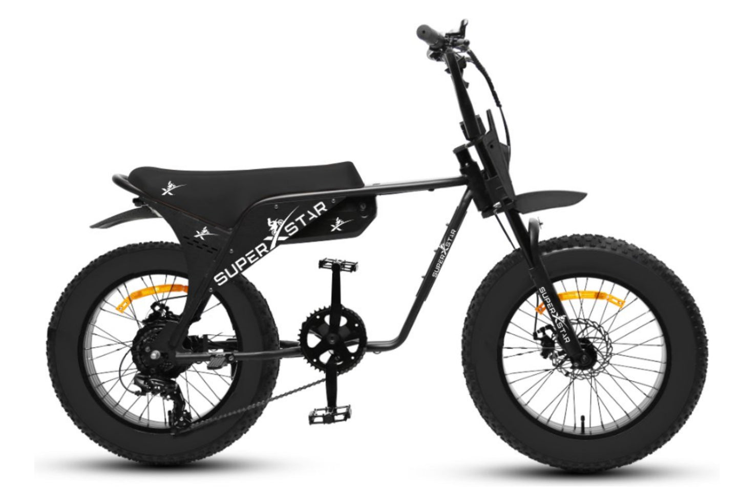 Super X Star E Times Tour JR – 750W Fat Tire Electric Bike | 48V Lithium, Shimano 7-Speed, TEKTRO Brakes